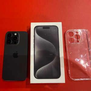아이폰 15pro 블랙티타늄 256g 팝니다
