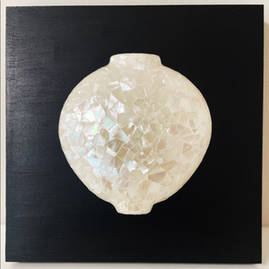 [부조] 자개달항아리 그림 25x25