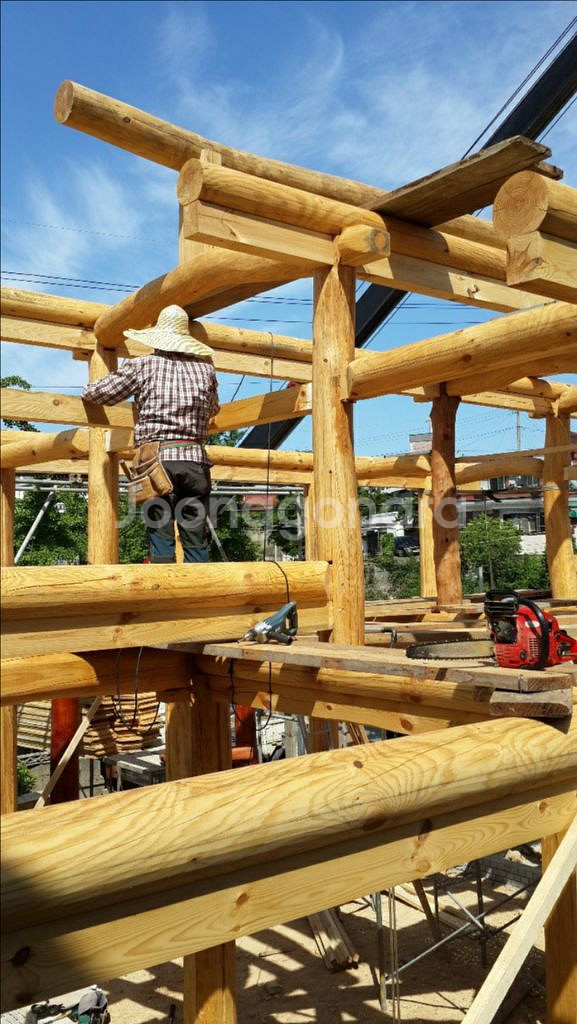 한옥 목재 정리해여--3