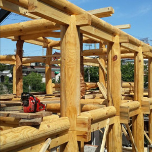 한옥 목재 정리해요