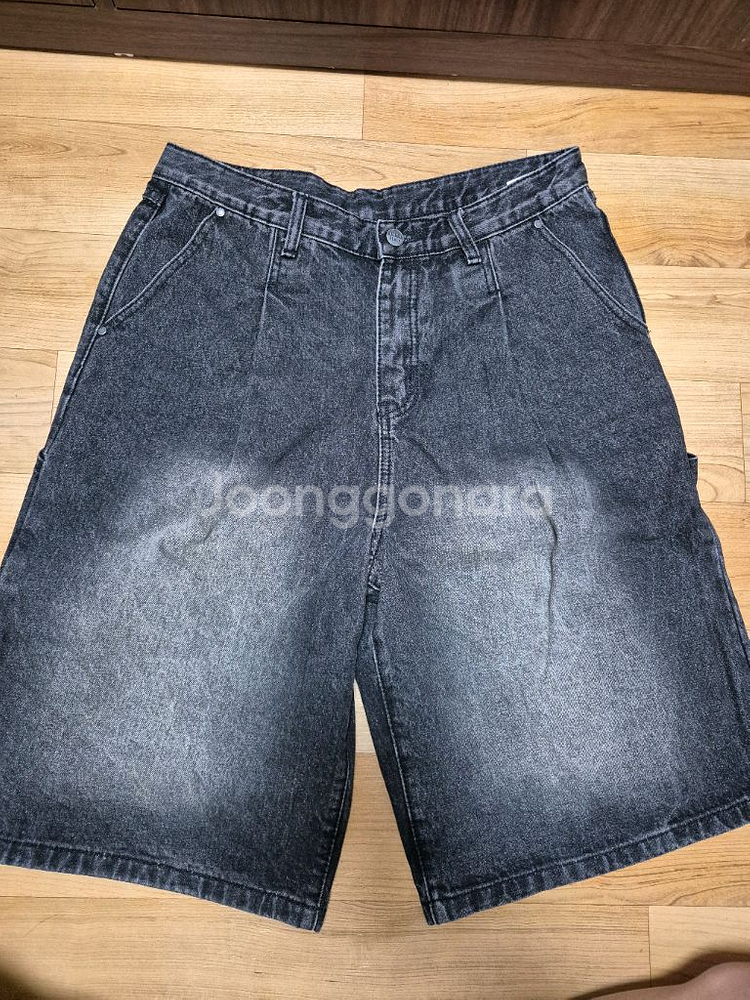 디미트리블랙 카펜터 데님팬츠(반바지) 32사이즈 판매합--6