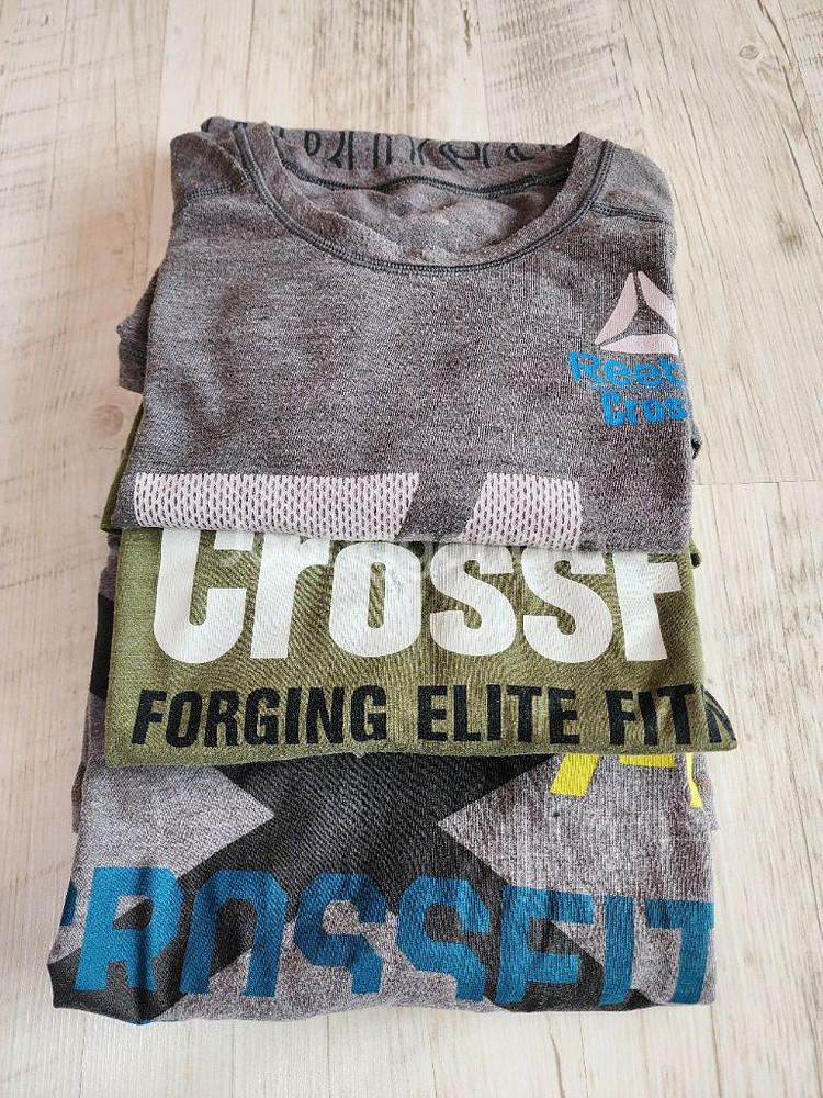 리복 크로스핏 롱슬리브 3벌 일괄 팜. crossfit--0