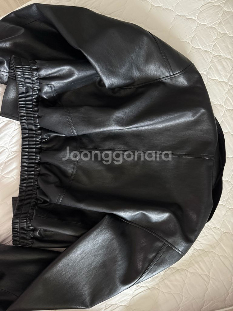 오뮤 레더블루종자켓 가죽자켓--8