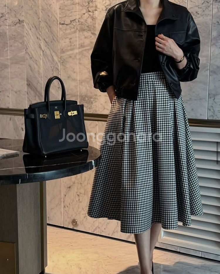 오뮤 레더블루종자켓 가죽자켓--2