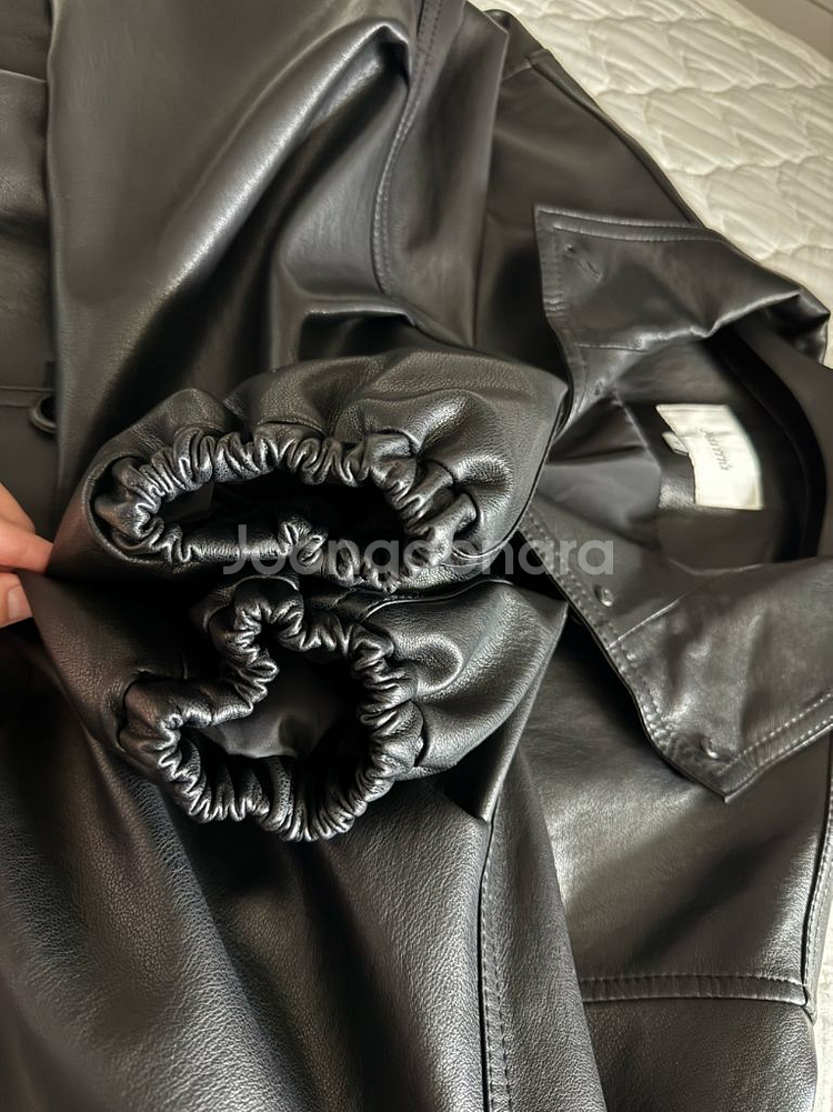 오뮤 레더블루종자켓 가죽자켓--5