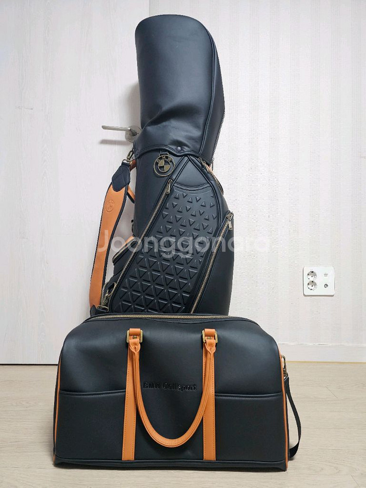 BMW 프리미엄 골프백(캐디백&보스턴백) 세트 급처--3