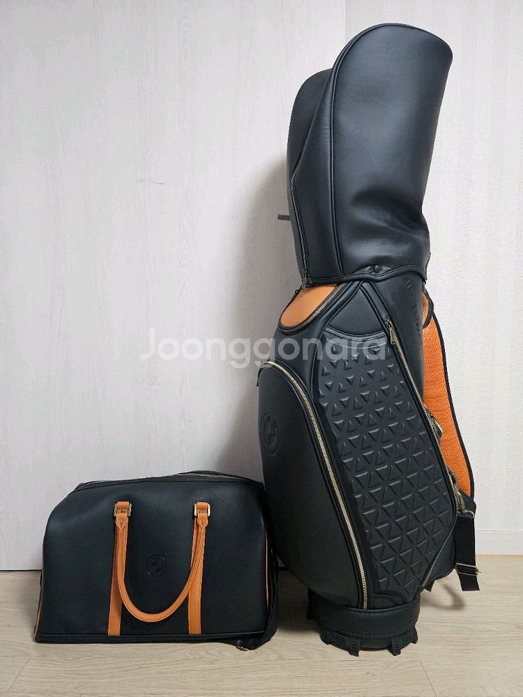 BMW 프리미엄 골프백(캐디백&보스턴백) 세트 급처--5