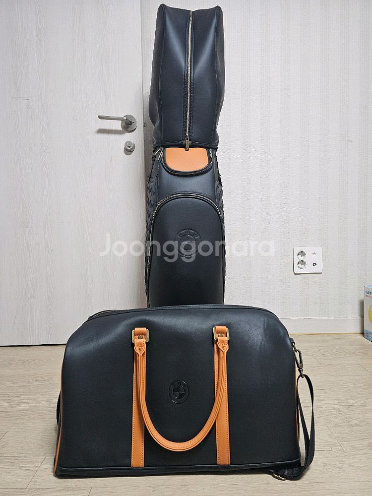 BMW 프리미엄 골프백(캐디백&보스턴백) 세트 급처--4