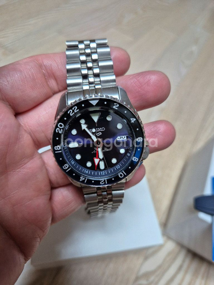 세이코5 스포츠 GMT 오토매틱(SSK003)--7