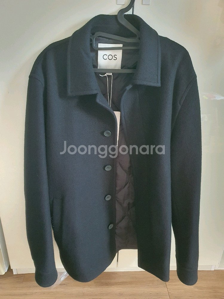 COS 코스 펠트 블랙 울 자켓 m--1