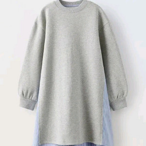 자라키즈 스트라이프 콤비 원피스 6-7y 새상품