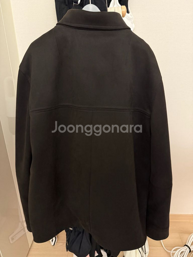 포유어아이즈온리 Seine 스웨이드 자켓(다크브라운)--7