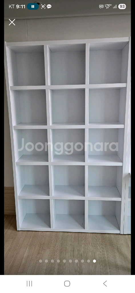 삼익가구 책장 새제품 1200 화이트책장 직거래--9