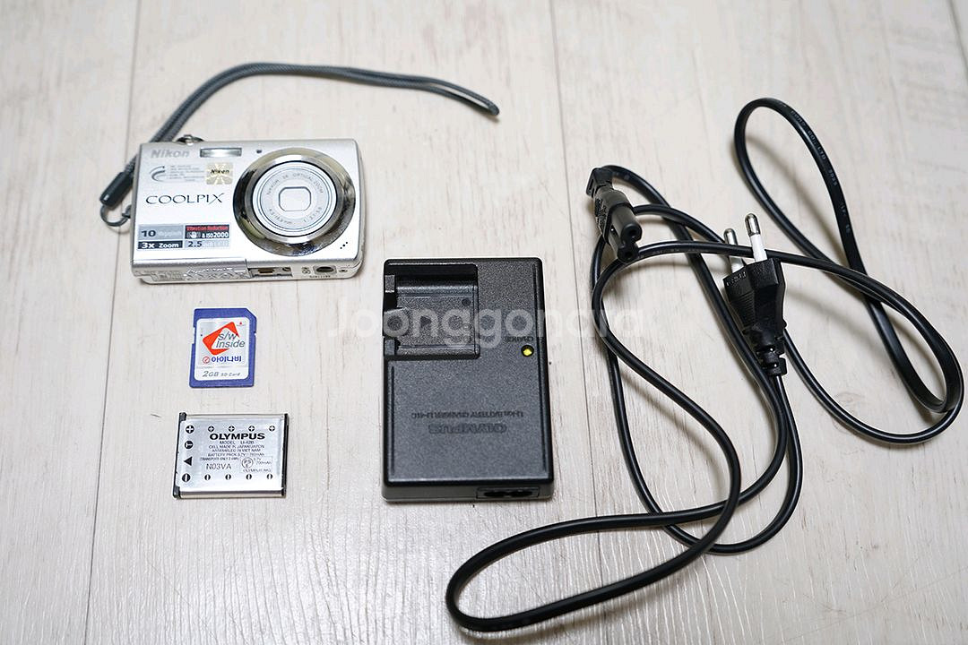 니콘 쿨픽스 S220 빈티지 카메라--0