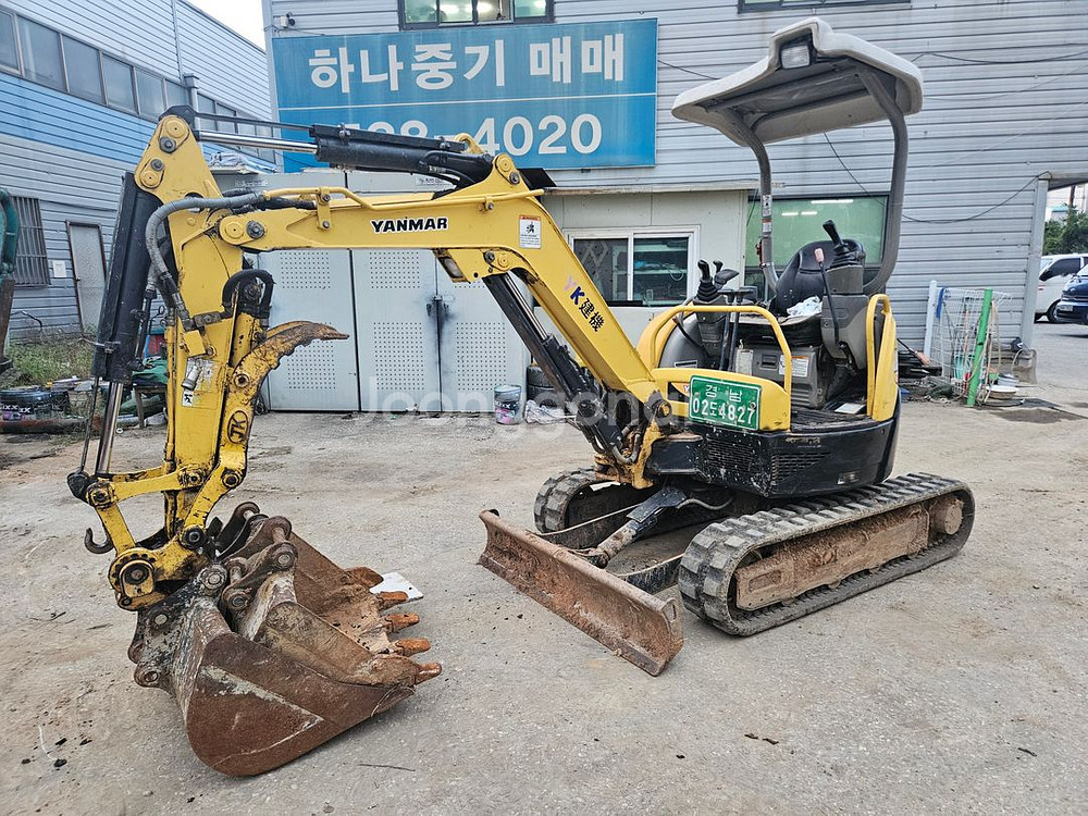 얀마 VIO20 코끼리집게장착 2톤 굴삭기매매--2
