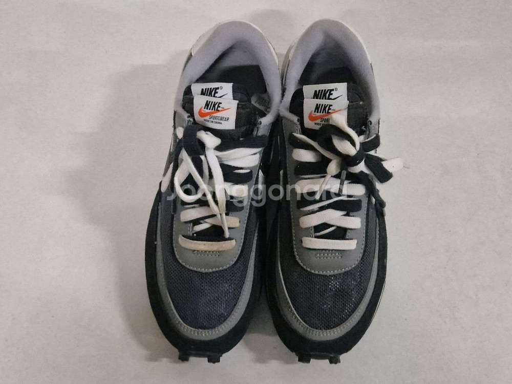나이키 사카이 LD와플 검흰 (250)--1