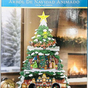 크리스마스 트리 오르골 멜로디 장식