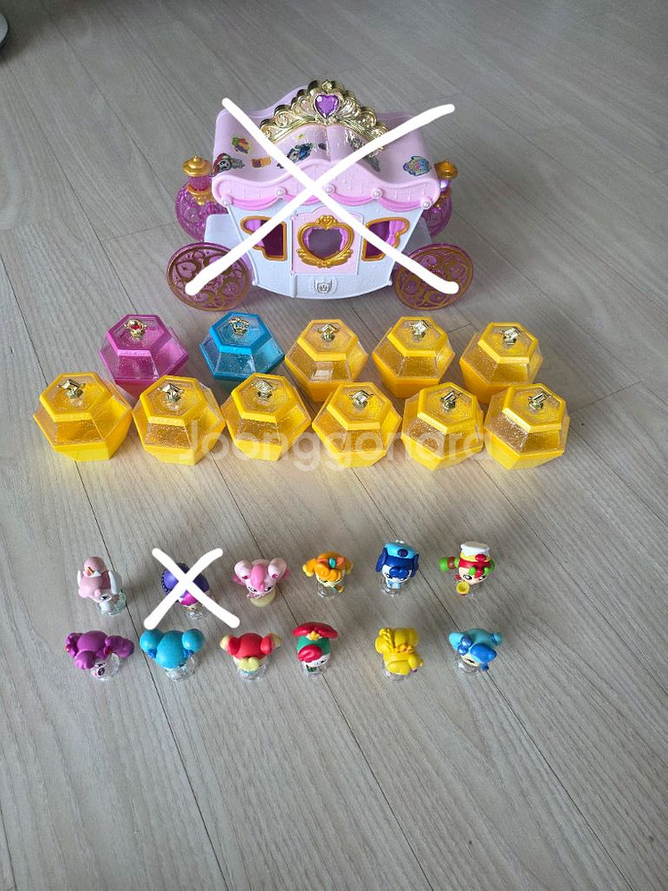 티니핑2기)믿어핑/공주핑/발레핑피규어 등 일괄--0