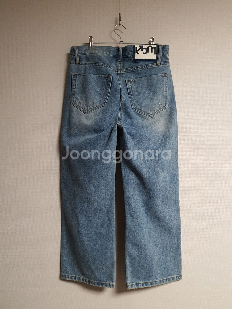 럭키슈에뜨 맘핏 데님 팬츠 36 사이즈 정품 사이즈--4