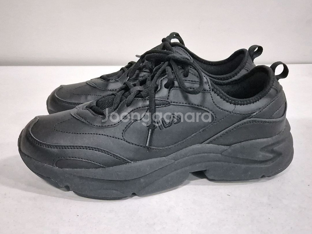 휠라 검정 운동화 (270)--3