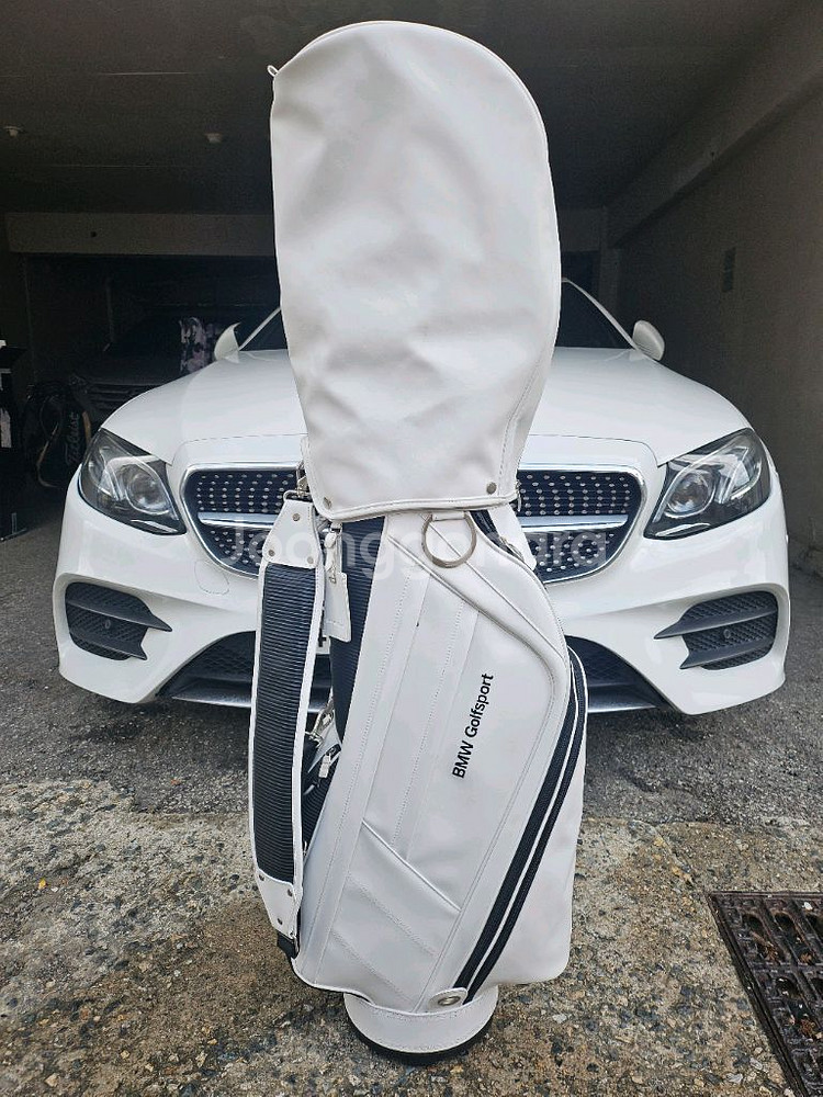 신상 BMW 골프백 캐디백 화이트--0