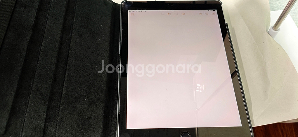 아이패드프로 9.7인치 셀룰러 배터리 89%--1