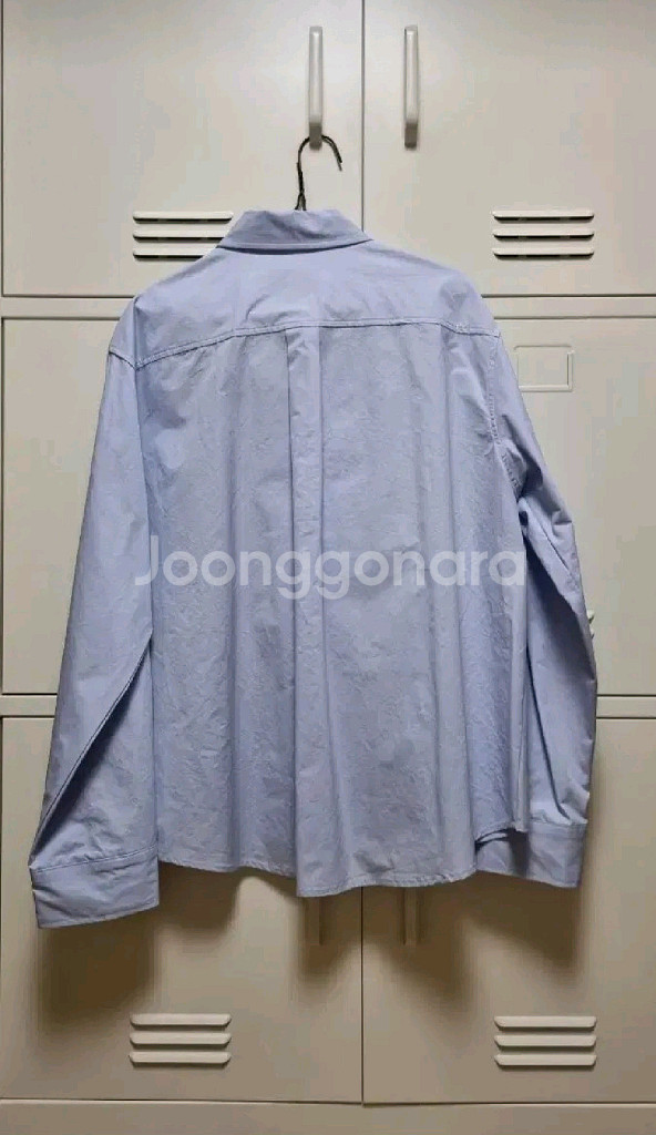 드노리타 랩클로져 옥스퍼드 셔츠- 블루,프리--9