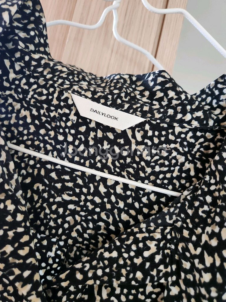 데일리룩 리본도트원피스--0