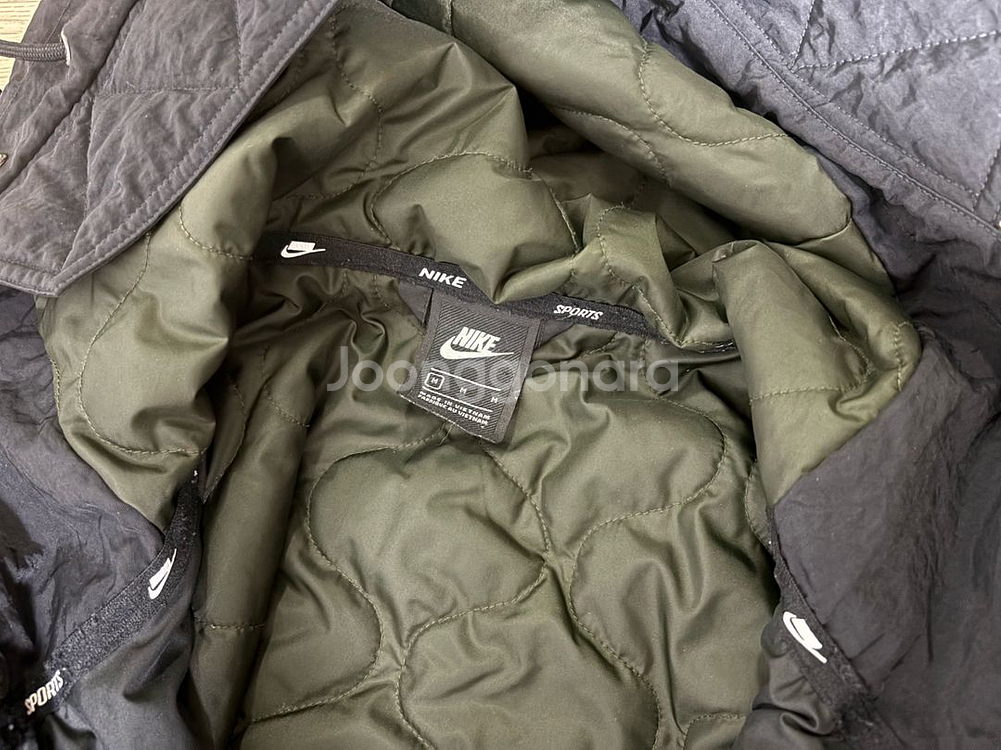 상태최상 나이키 쉐르파 합성필 롱 후리스경량패딩 코트--7