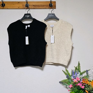 캘빈클라인 캐시미어블랜딩 울니트 조끼 베스트 새상품 S