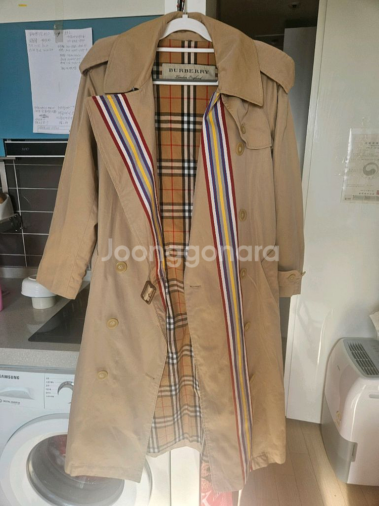 버버리 롱코트--6