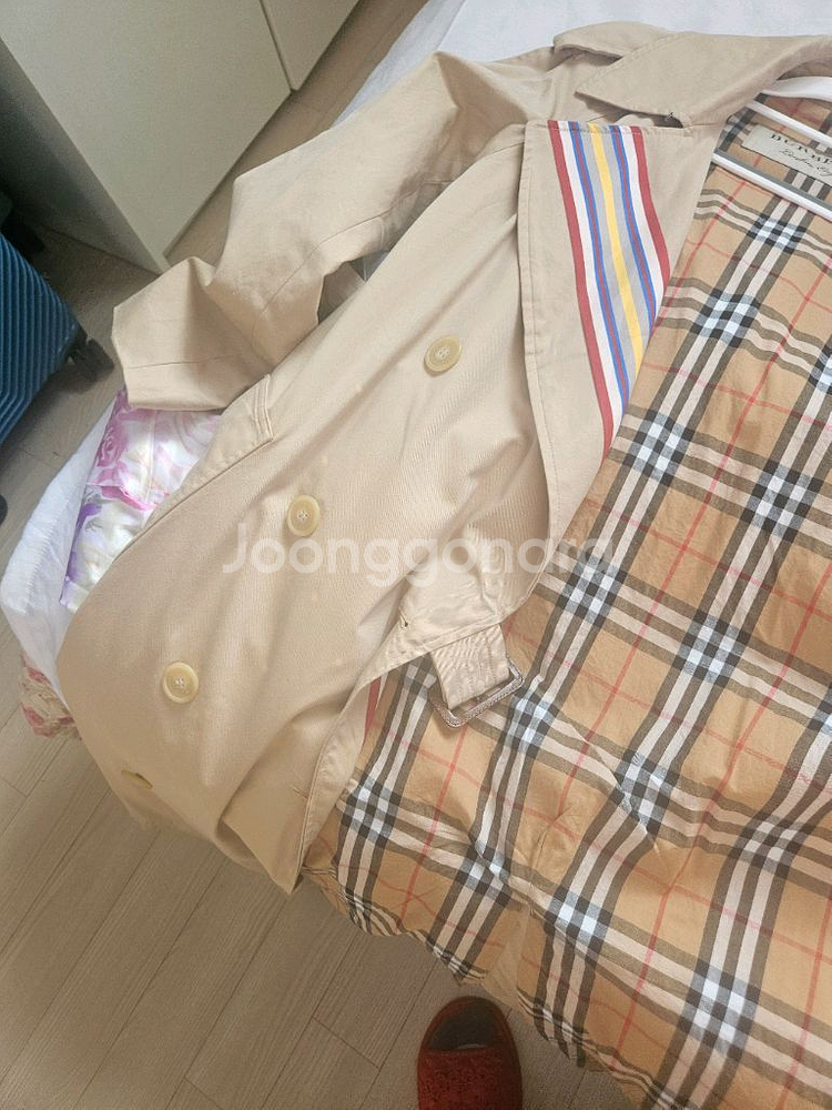 버버리 롱코트--9