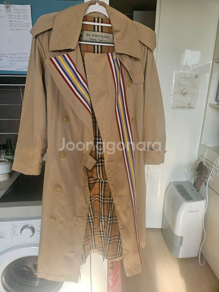 버버리 롱코트--7