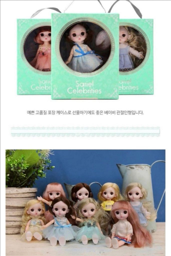 Sariel Celebrities 관절인형 일괄--1