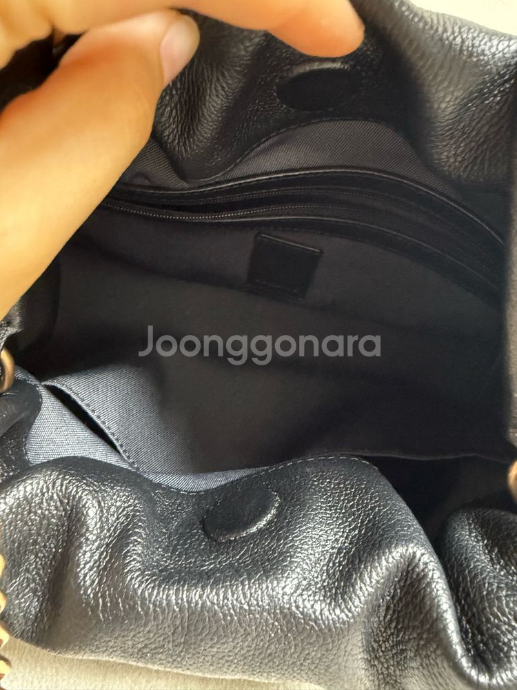 쿠론 소가죽 토트 크로스백--1