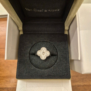 반클리프 빈티지 다이아 알함브라 링 반지 (52호)