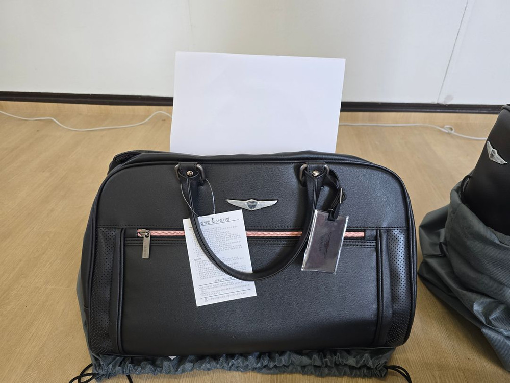 제네시스 골프백 허스키 클래식 블랙 이미지