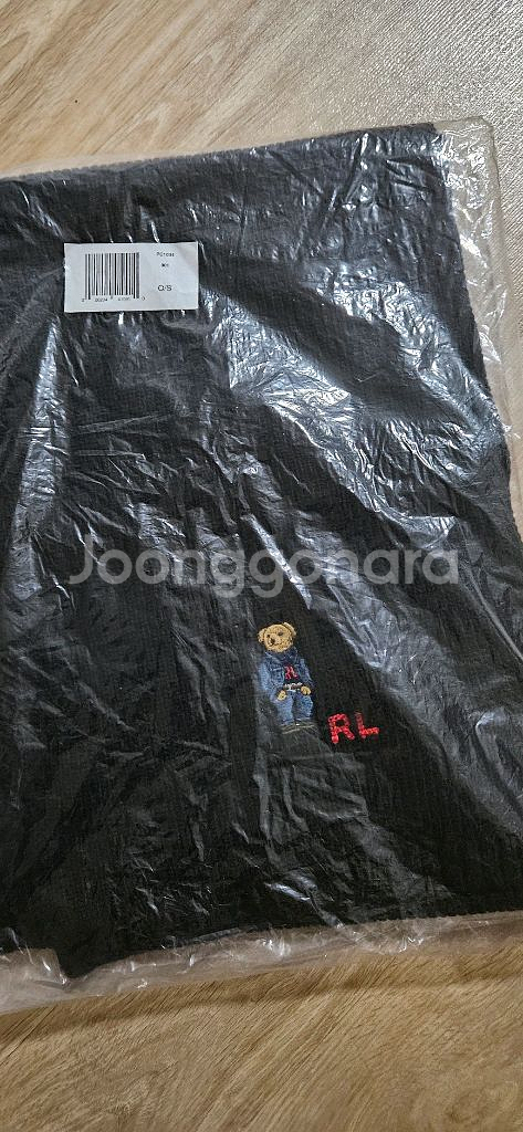 폴로베어 목도리 블랙--2