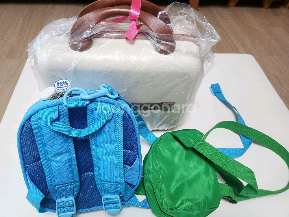 (3종일괄)유아가방/타요가방/공룡크로스백/캐리어--1