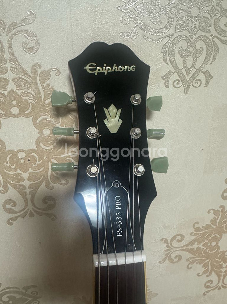 에피폰 ES-335 PRO 세미할로우 기타 레드 색상--1