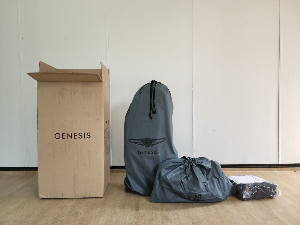 제네시스 골프백 허스키 클래식 그레이 이미지