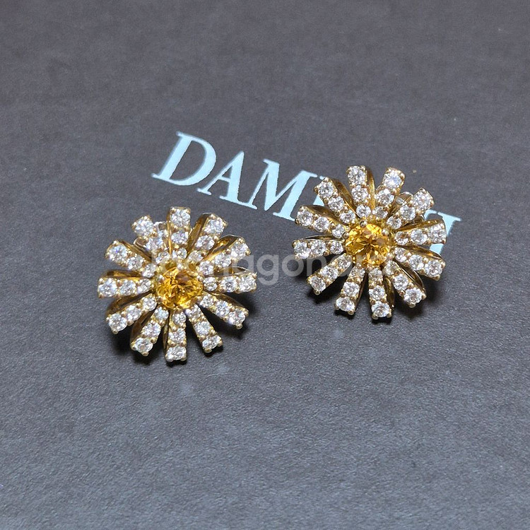 다미아니 마르게리타 14mm 이어링 시트린 귀걸이--0