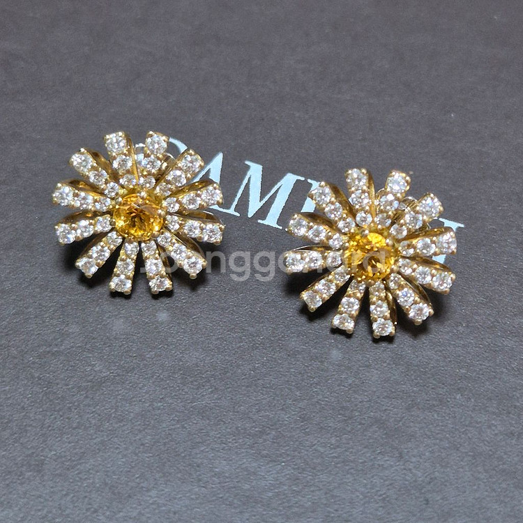 다미아니 마르게리타 14mm 이어링 시트린 귀걸이--1