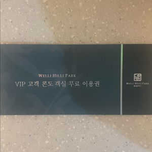 웰리힐리파크 숙박권