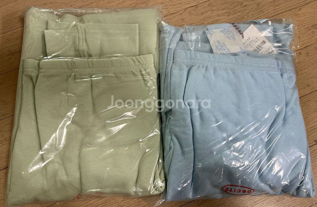 새상품 오르시떼 면100 긴소매 상하복--3