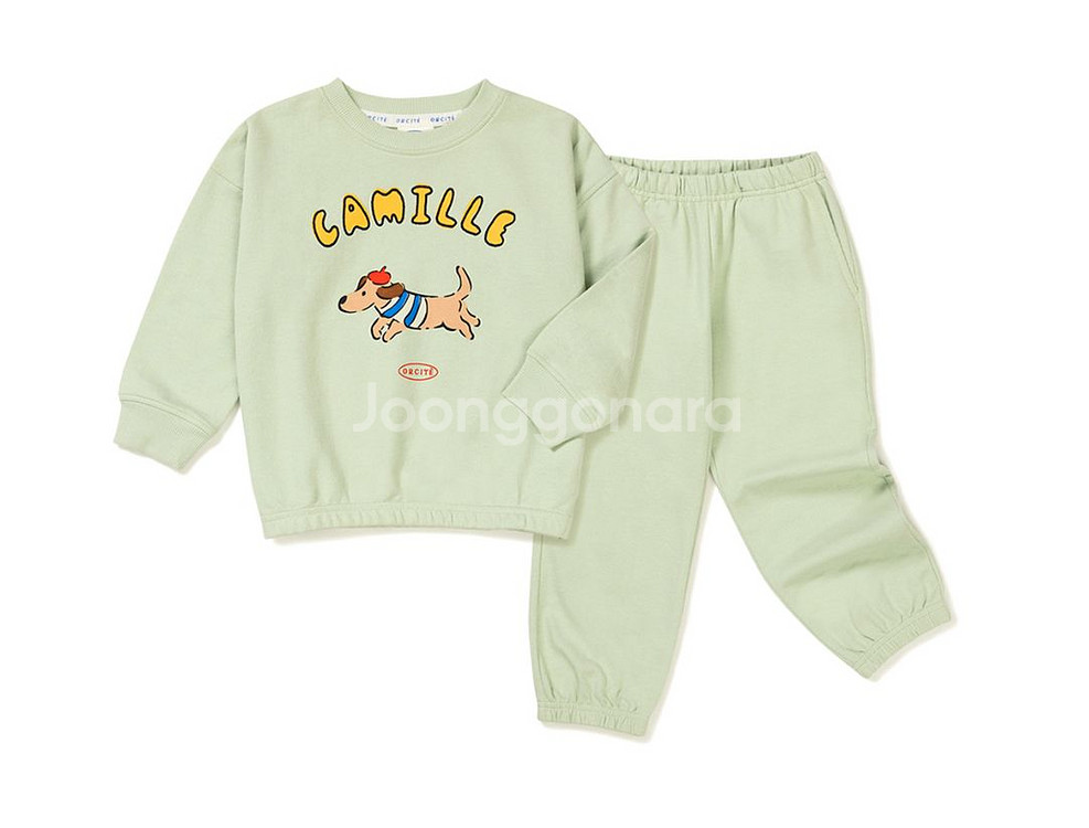 새상품 오르시떼 면100 긴소매 상하복--1