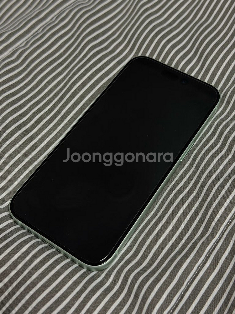 [판매] 아이폰15 그린 256GB 배터리 100%--10