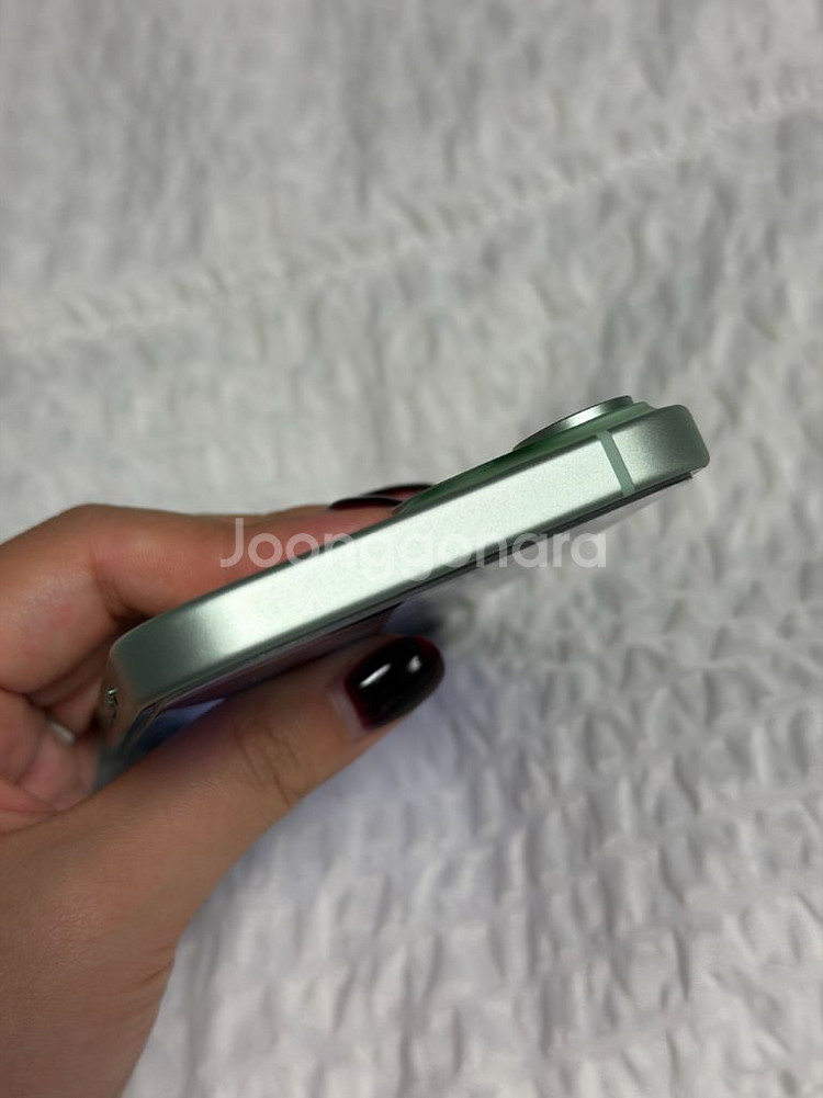 [판매] 아이폰15 그린 256GB 배터리 100%--13