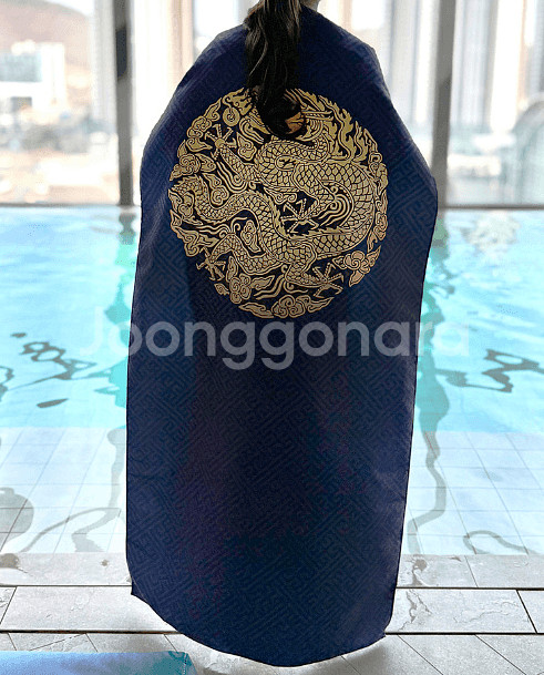 국립중앙박물관 뮷즈 곤룡포 비치타월--2