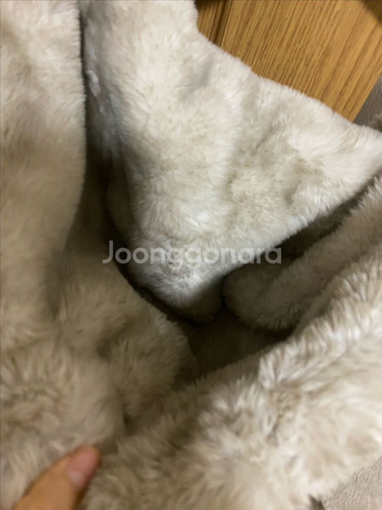 자라 숏 퍼코트 인조밍크 자켓--10